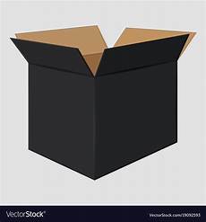 Black Cardboard Box