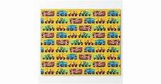 Construction Wrapping Paper