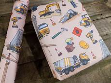 Construction Wrapping Paper