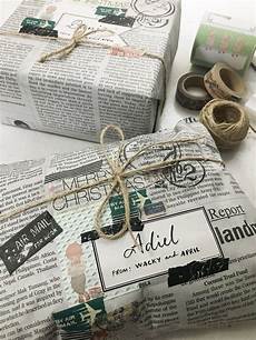 Newspaper Gift Wrap