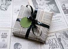 Newspaper Gift Wrap