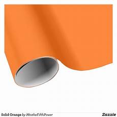 Orange Wrapping Paper