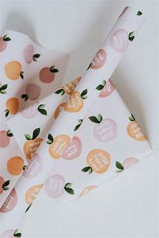Peach Wrapping Paper
