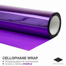 Purple Cellophane Roll