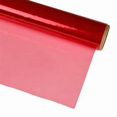 Red Cellophane Wrap