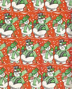 Snowman Wrapping Paper