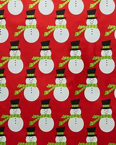 Snowman Wrapping Paper