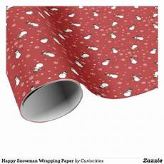 Snowman Wrapping Paper