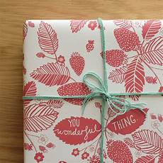 Strawberry Wrapping Paper