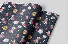 Superhero Wrapping Paper